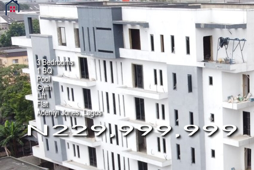 A luxury 3 bedroom flat for sale in Ikeja